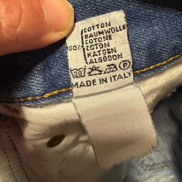 Diesel Jeans Medium Wash Men's Size 28 (24 Inch Waist) Straight Leg I Vintage - Picture 6 of 8